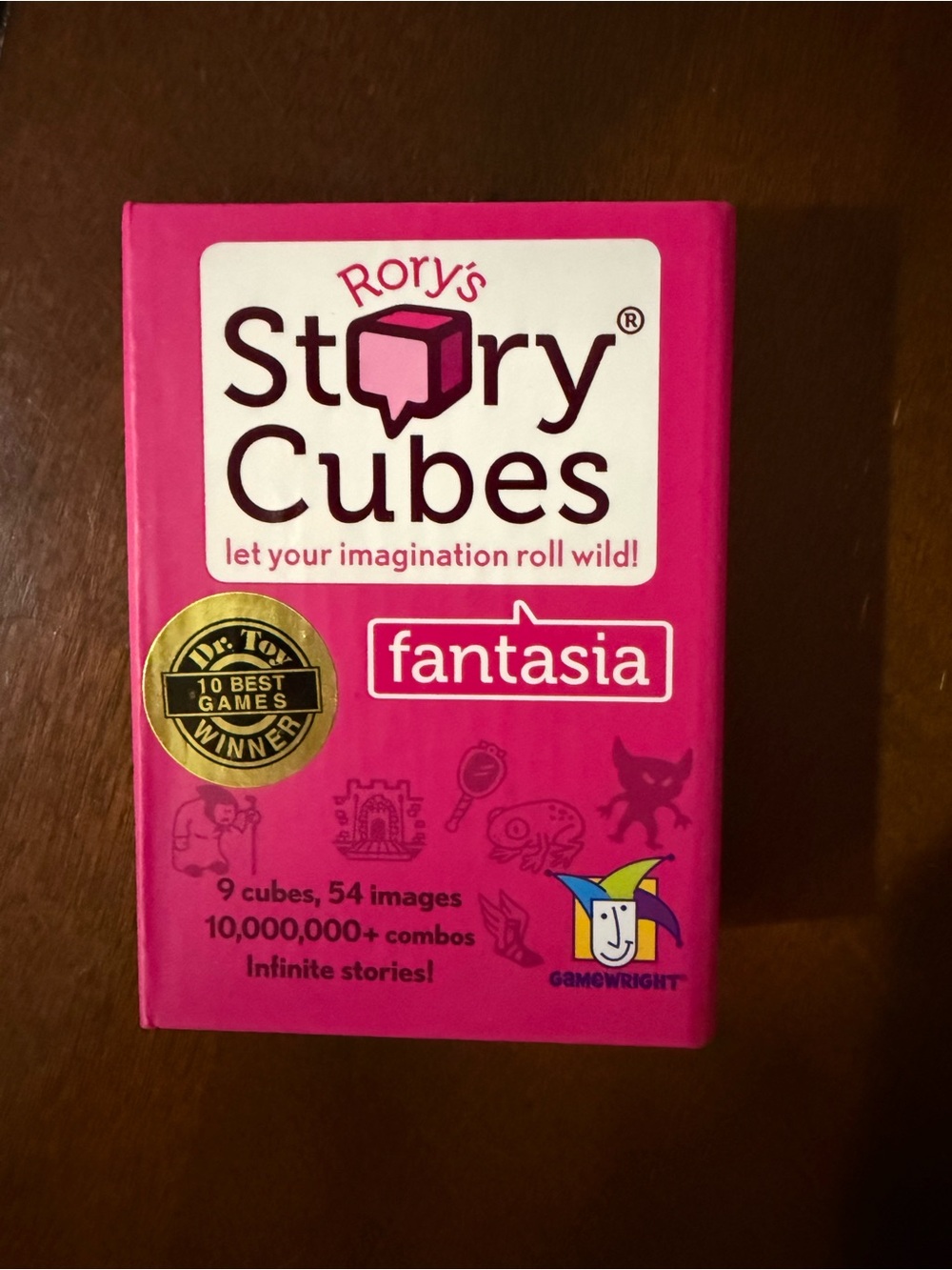 NIB Rory’s Story Cubes Fantasia - Pink Creative Storytelling Game for Kids